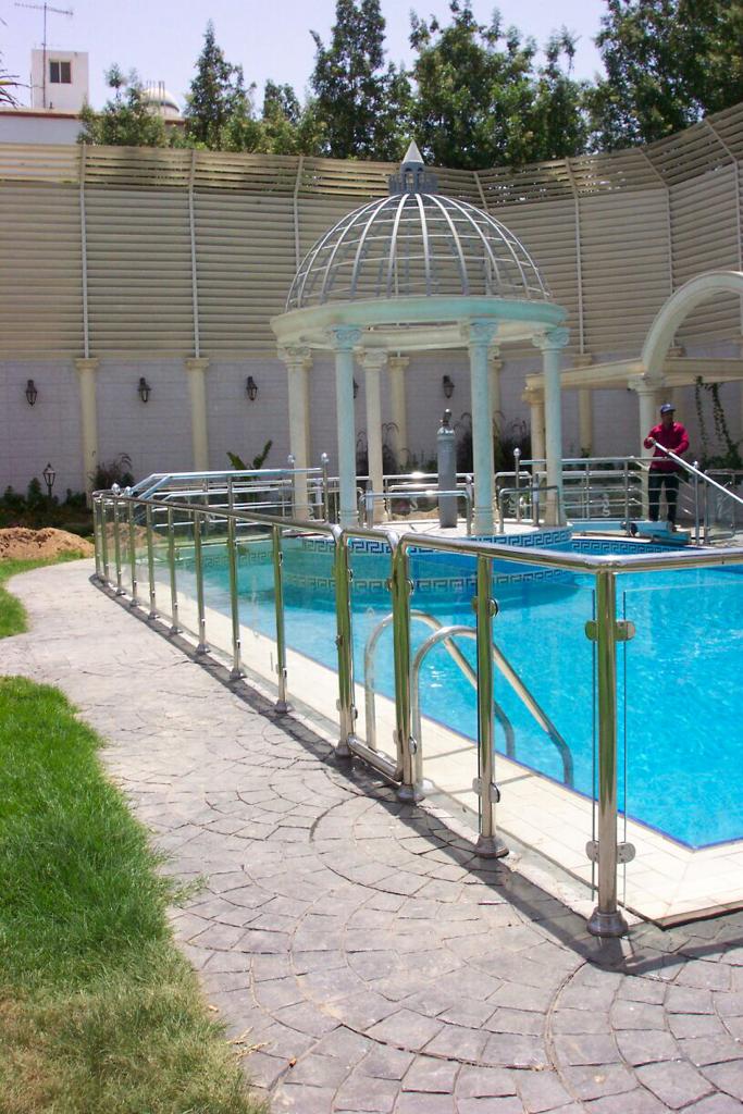 درابزينات استانلس و زجاج